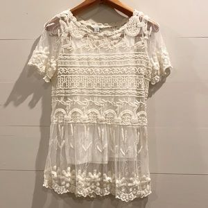 Sundance lace top.